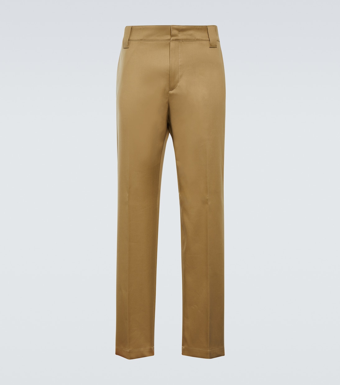 Pantalones rectos en gabardina de algodón | Valentino
