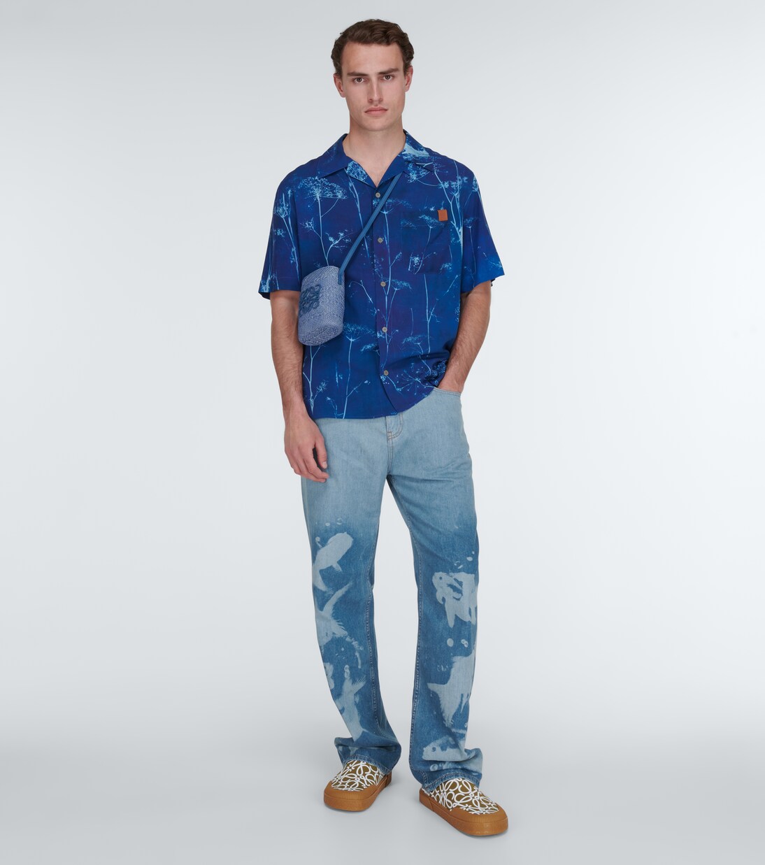 Paula's Ibiza printed bowling shirt | Loewe