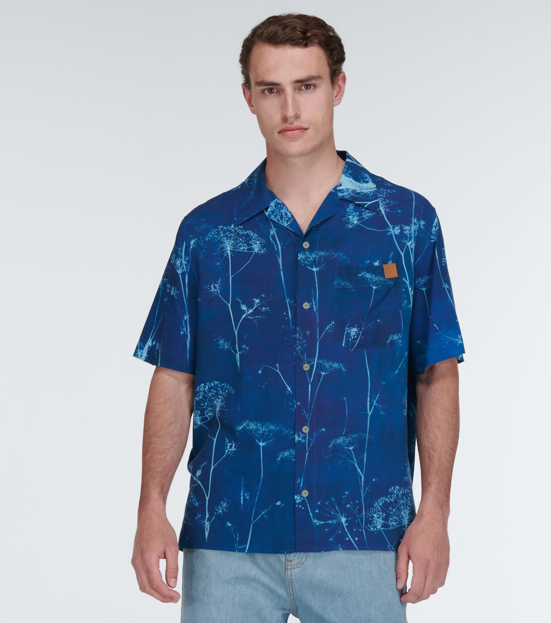 Paula's Ibiza printed bowling shirt | Loewe