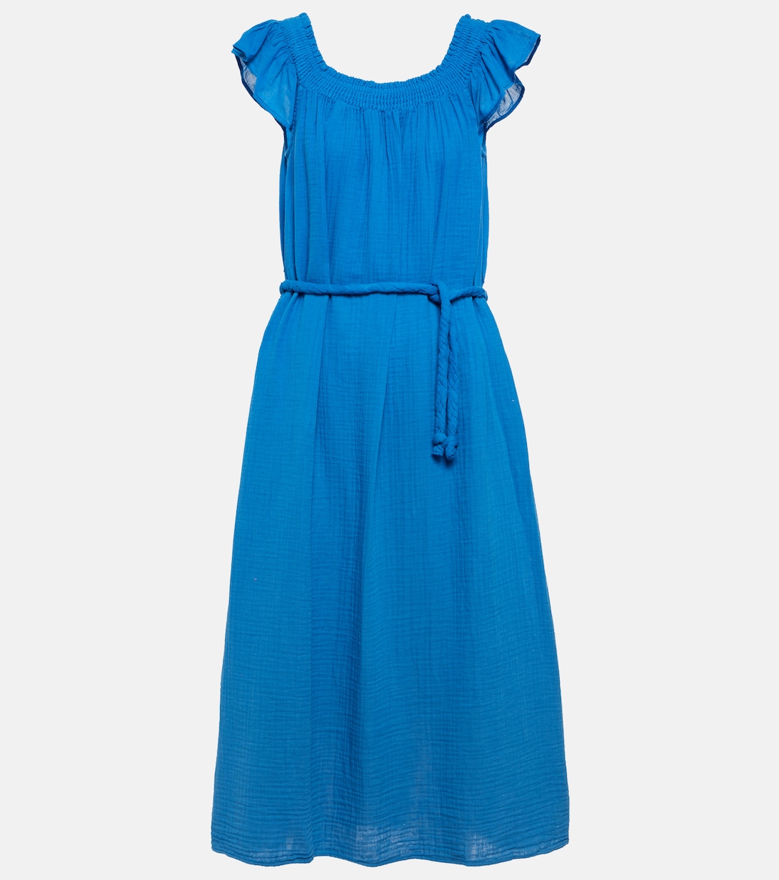 Justine cotton midi dress | Velvet