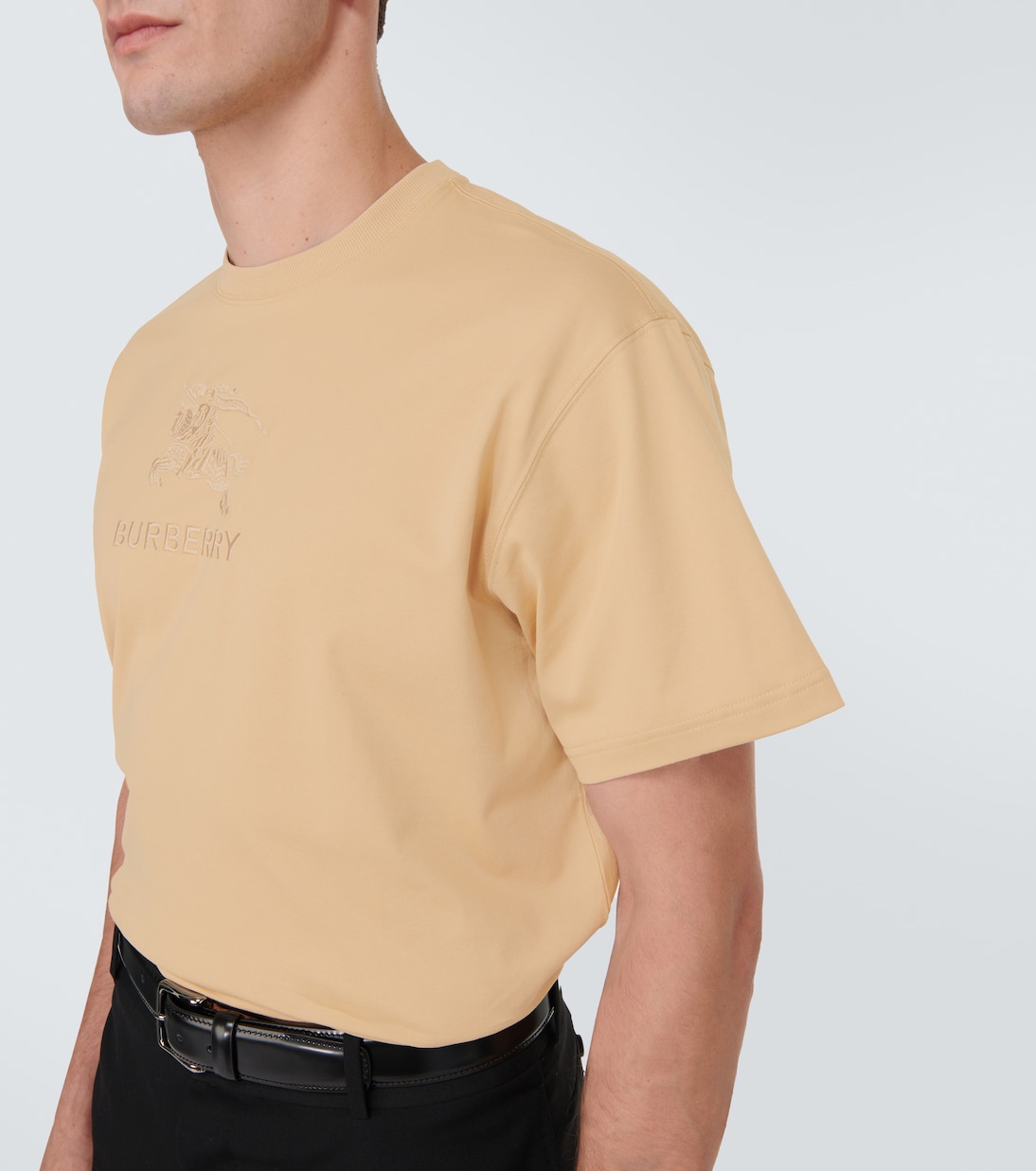 Camiseta en jersey de algodón bordada | Burberry