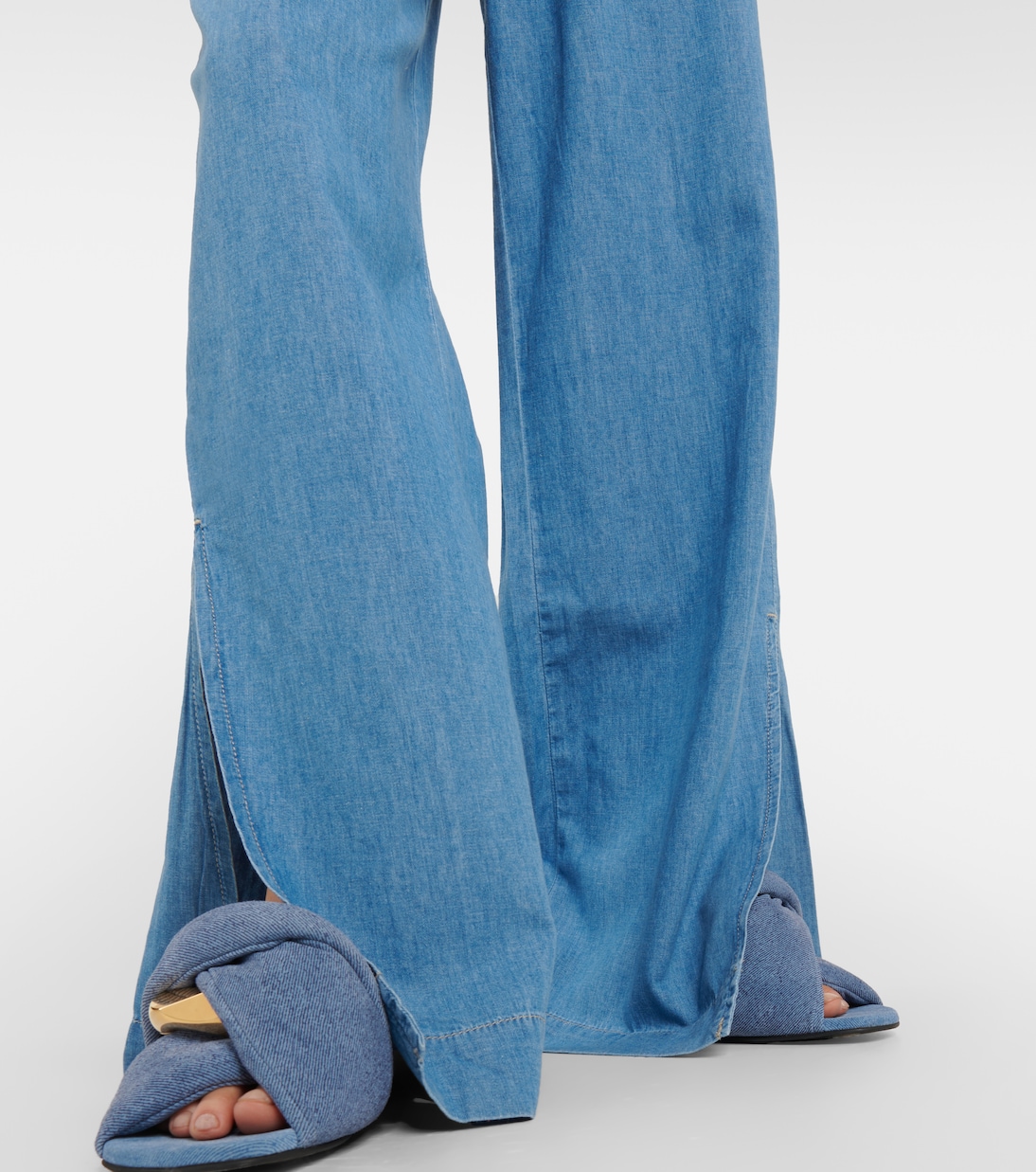 Pantalon en coton et lin | Frame
