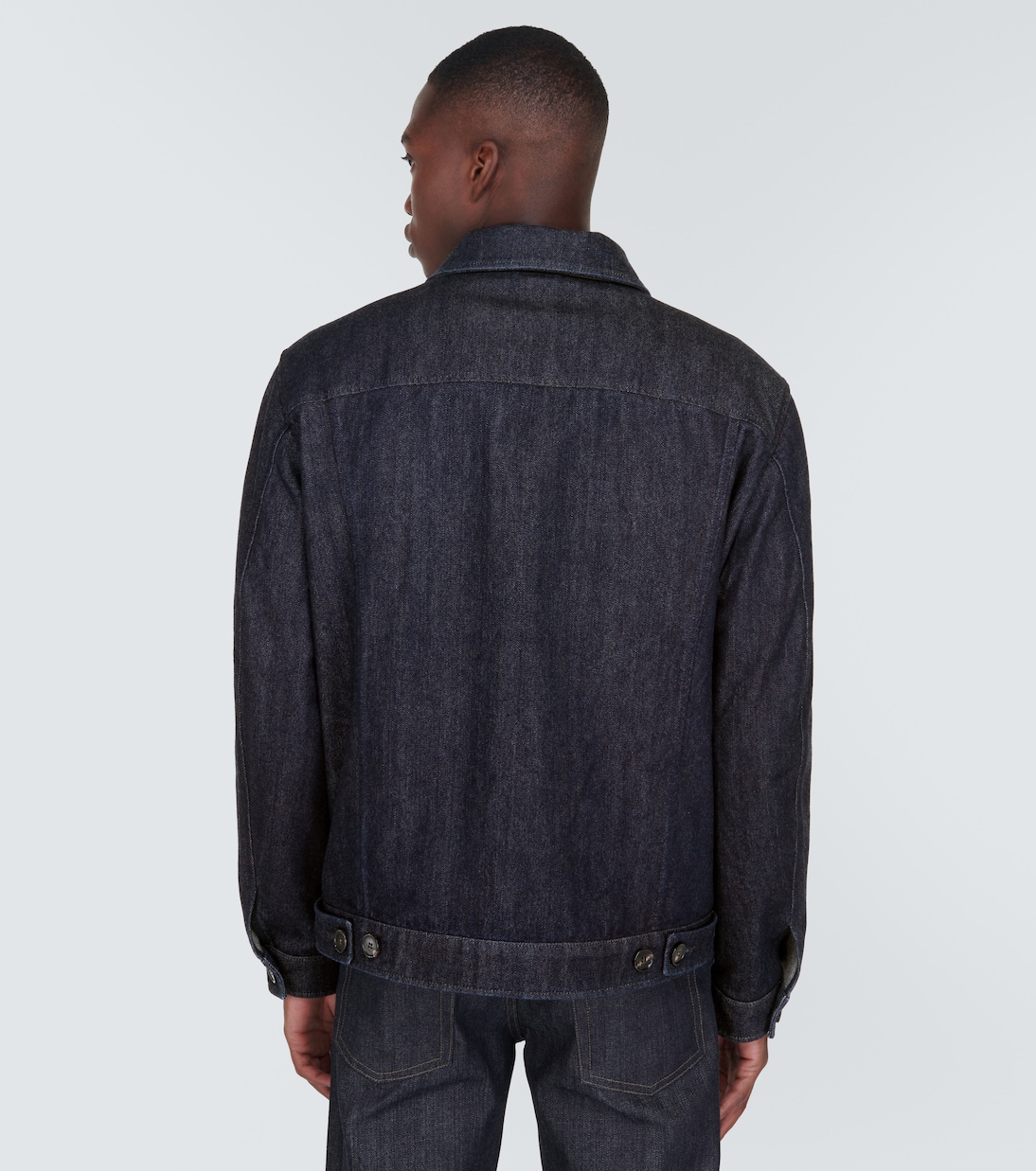 Neive denim and cashmere jacket | Loro Piana