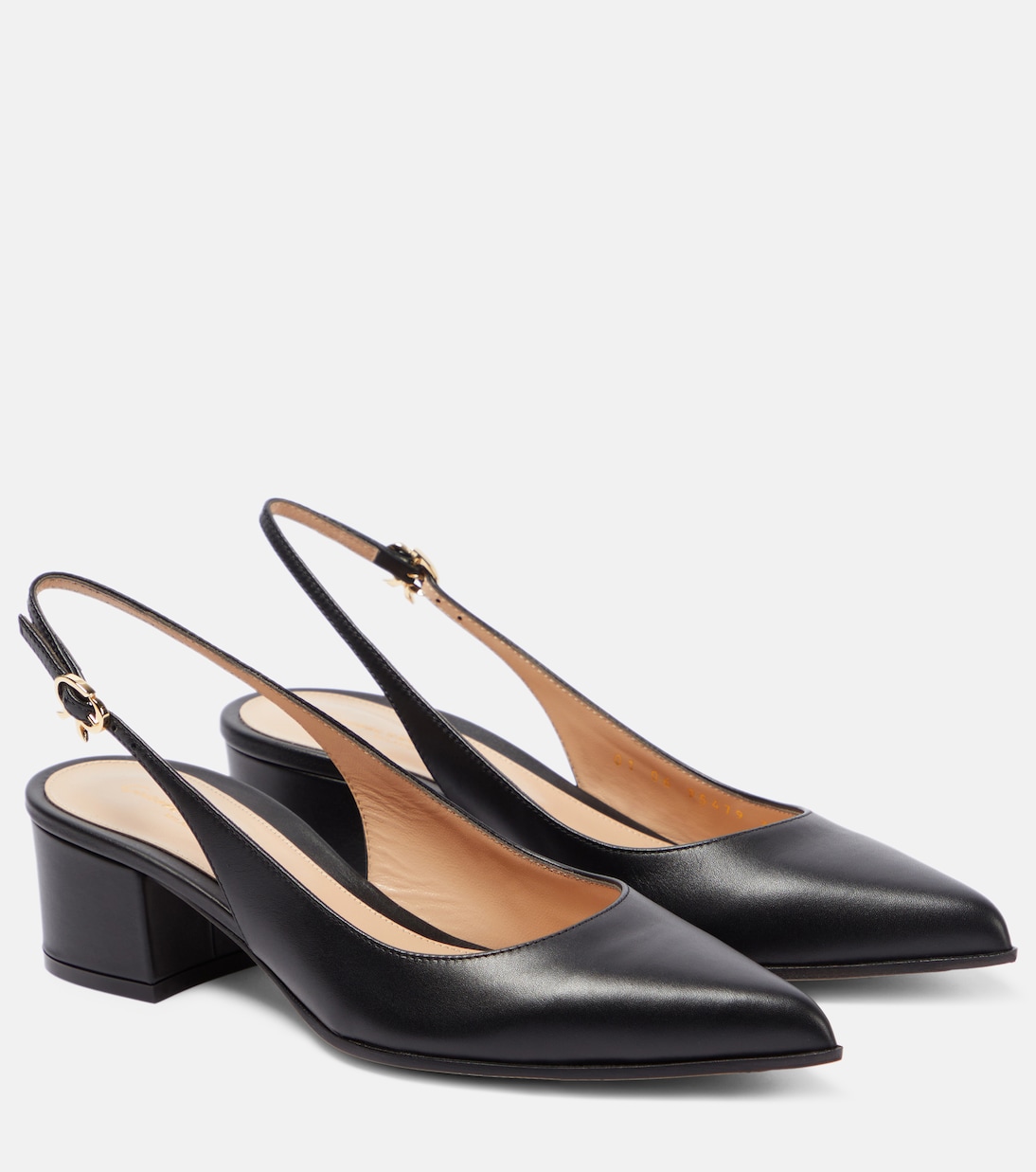 Block slingback heels deals