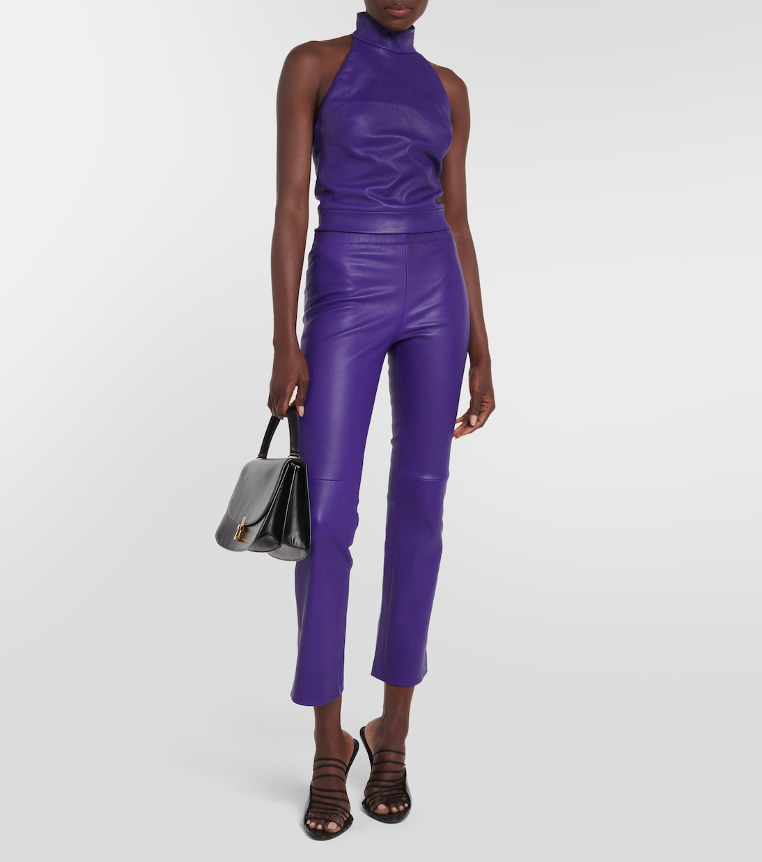 Pantaloni slim JP Twenty in pelle | Stouls