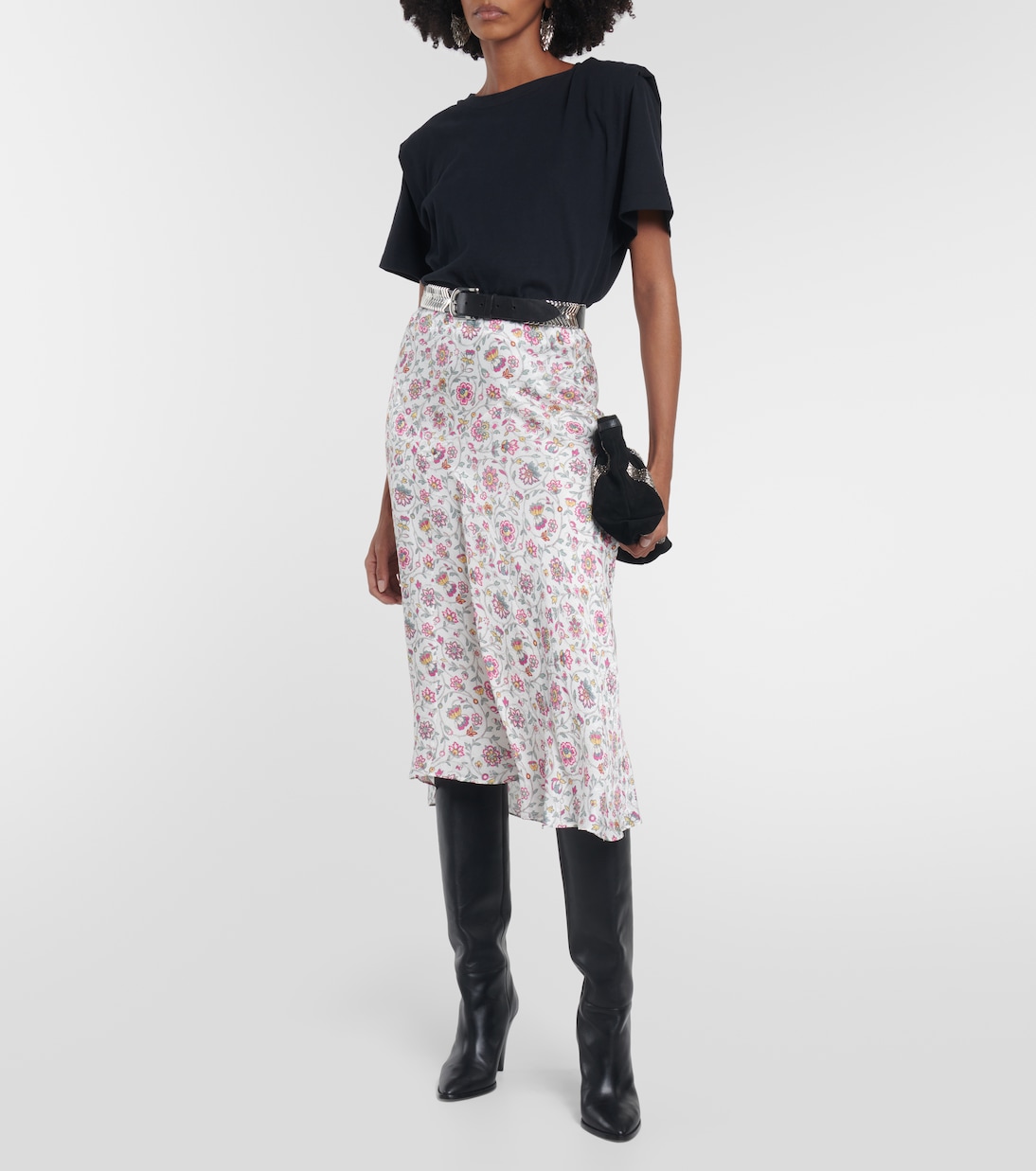 Falda midi Lisanne floral | Isabel Marant