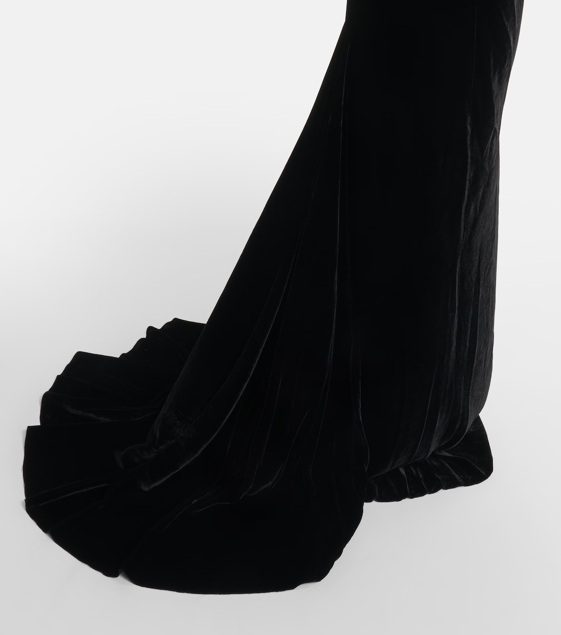 Maxikleid aus Samt | Ann Demeulemeester