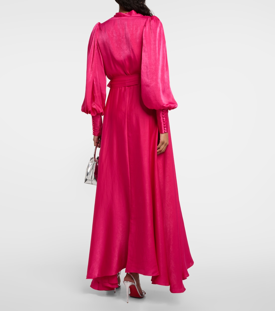 Stila satin wrap dress | Costarellos