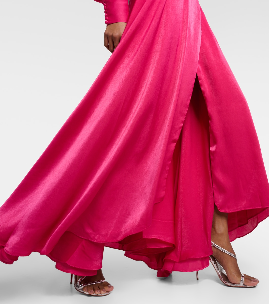 Stila satin wrap dress | Costarellos