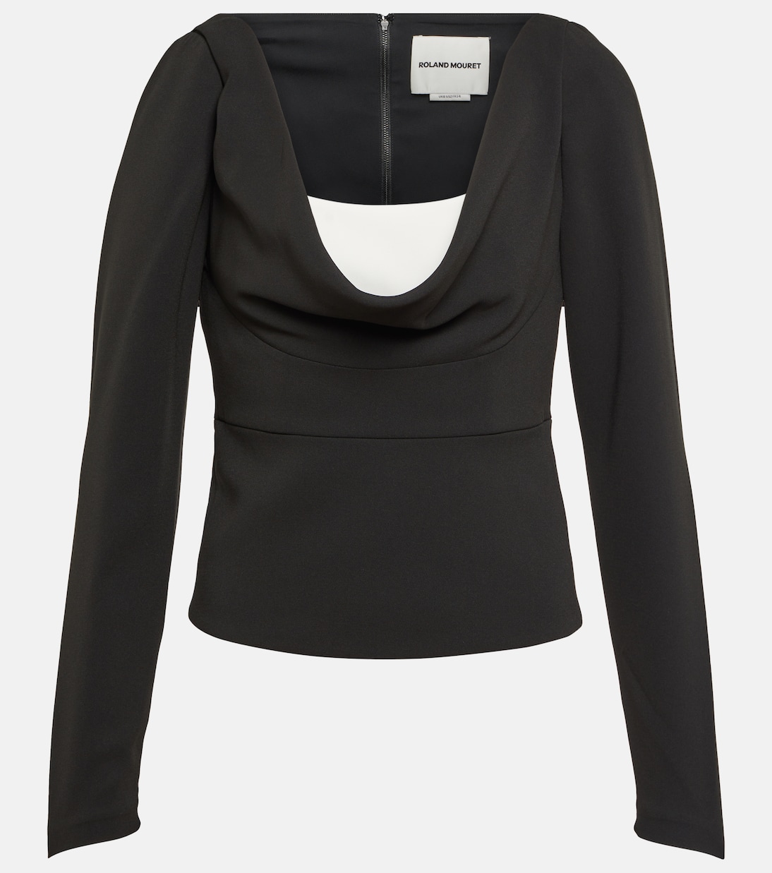 Off-shoulder cady top | Roland Mouret