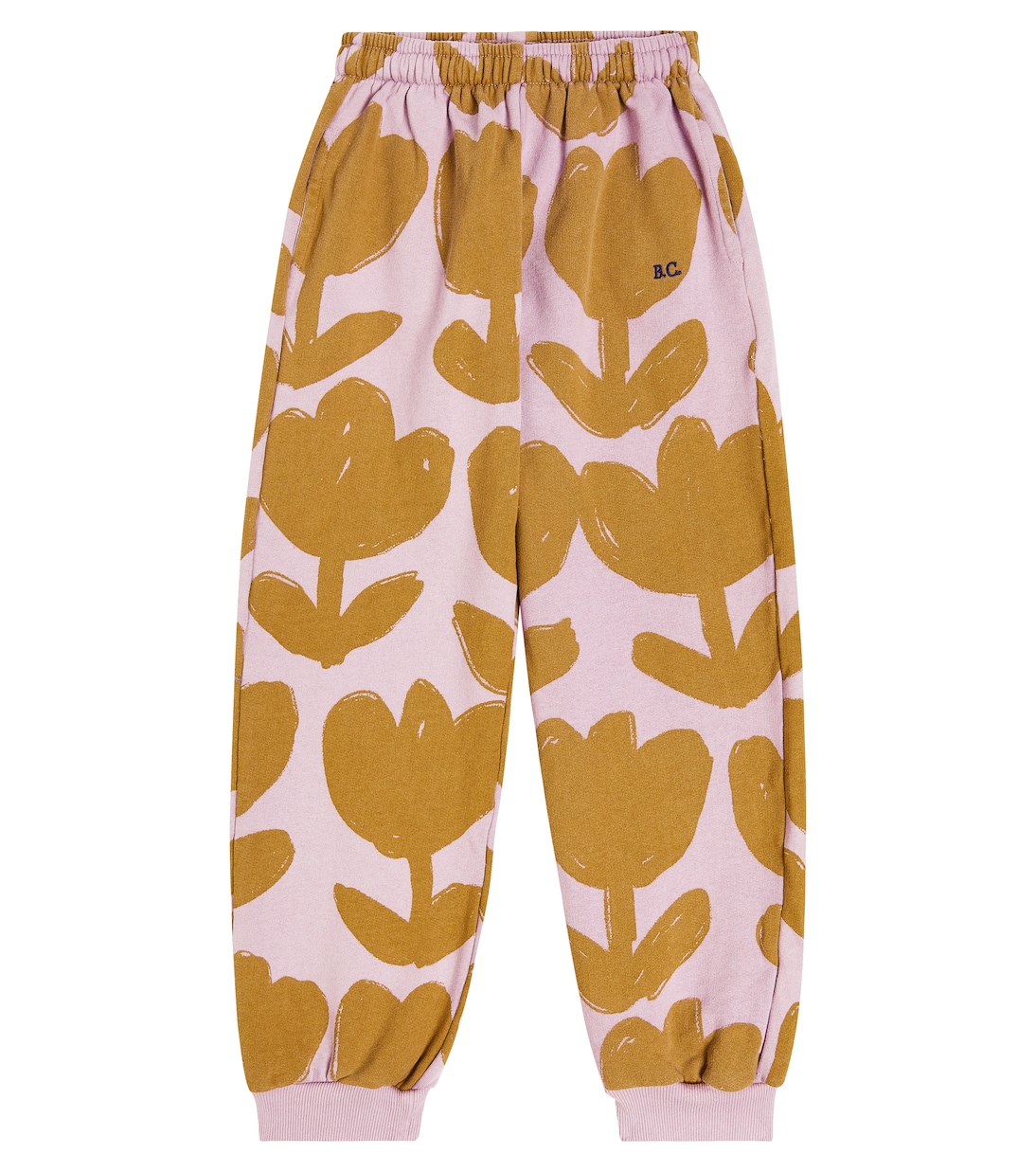 Floral cotton jersey sweatpants | Bobo Choses