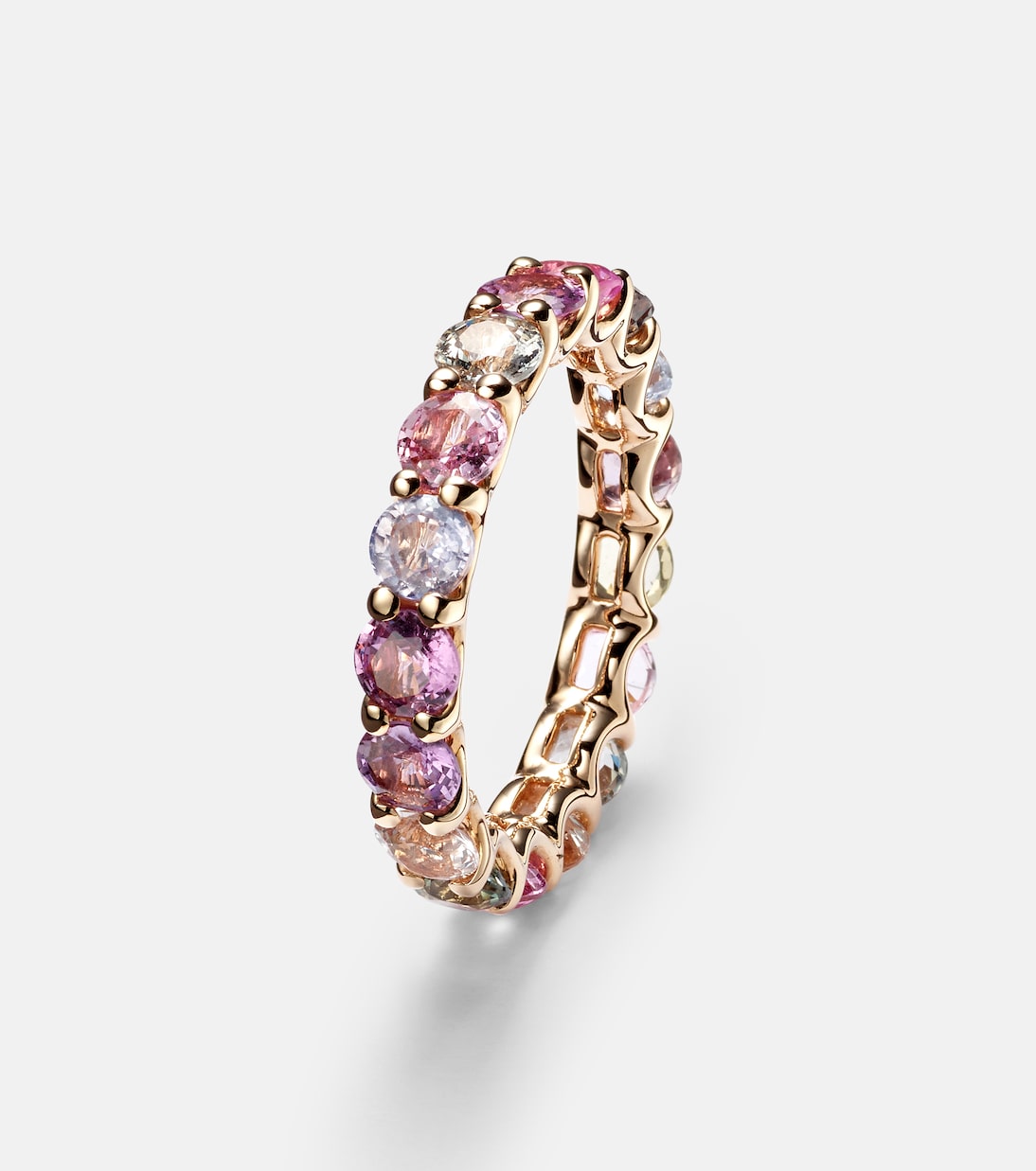 Anello in oro rosa 18kt con zaffiri - Gioielli essenziali BUCHERER per giovani