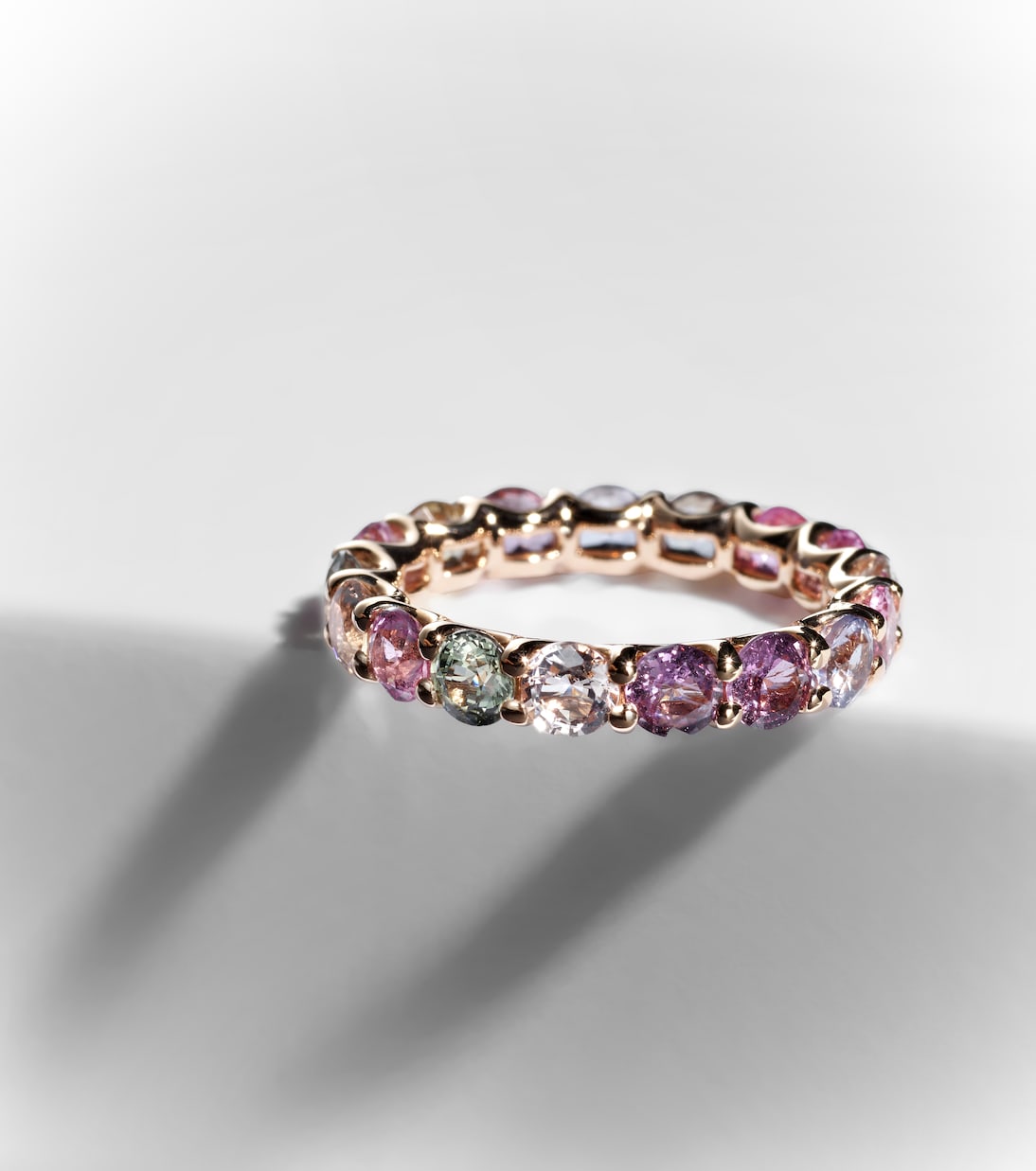 Anello in oro rosa 18kt con zaffiri - Gioielli essenziali BUCHERER per giovani