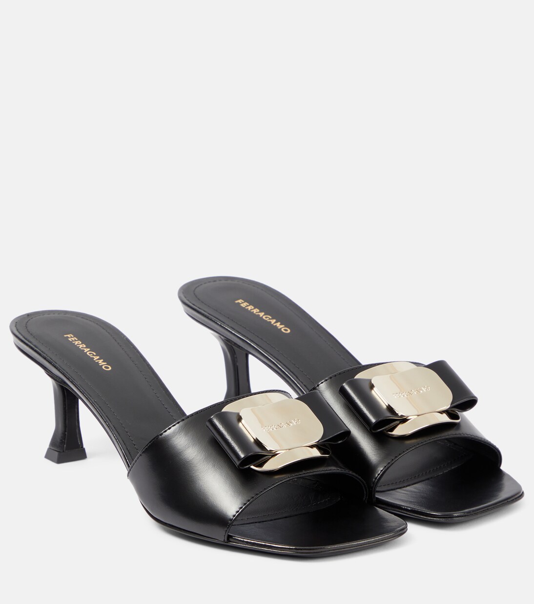 Mules Zelie en cuir | Ferragamo