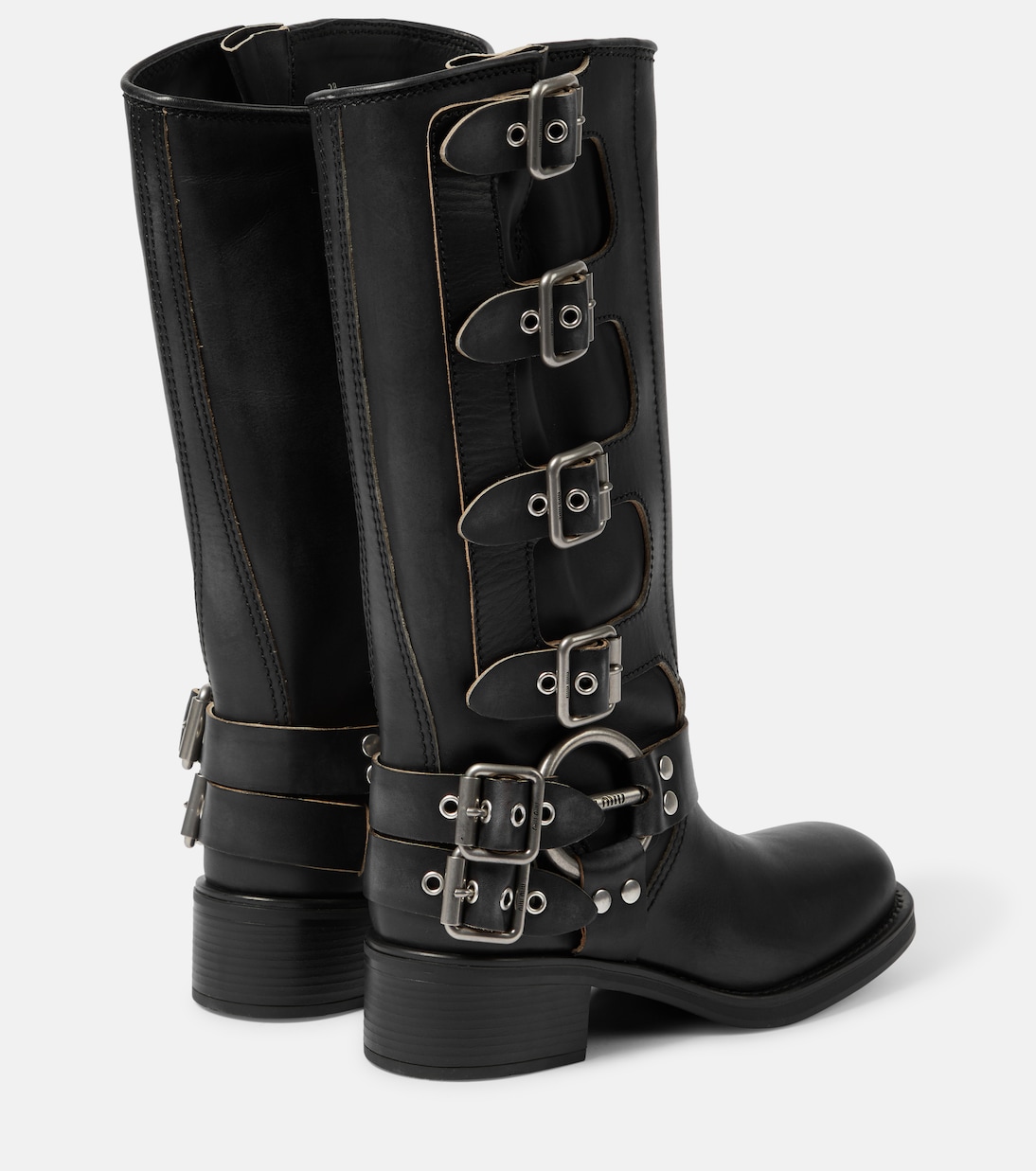 Stivali in pelle | Miu Miu