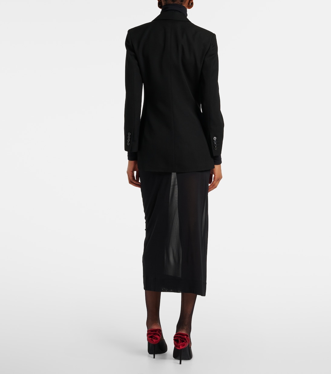 Calze a rete WOLFORD stile anni Venti per giovani trendy