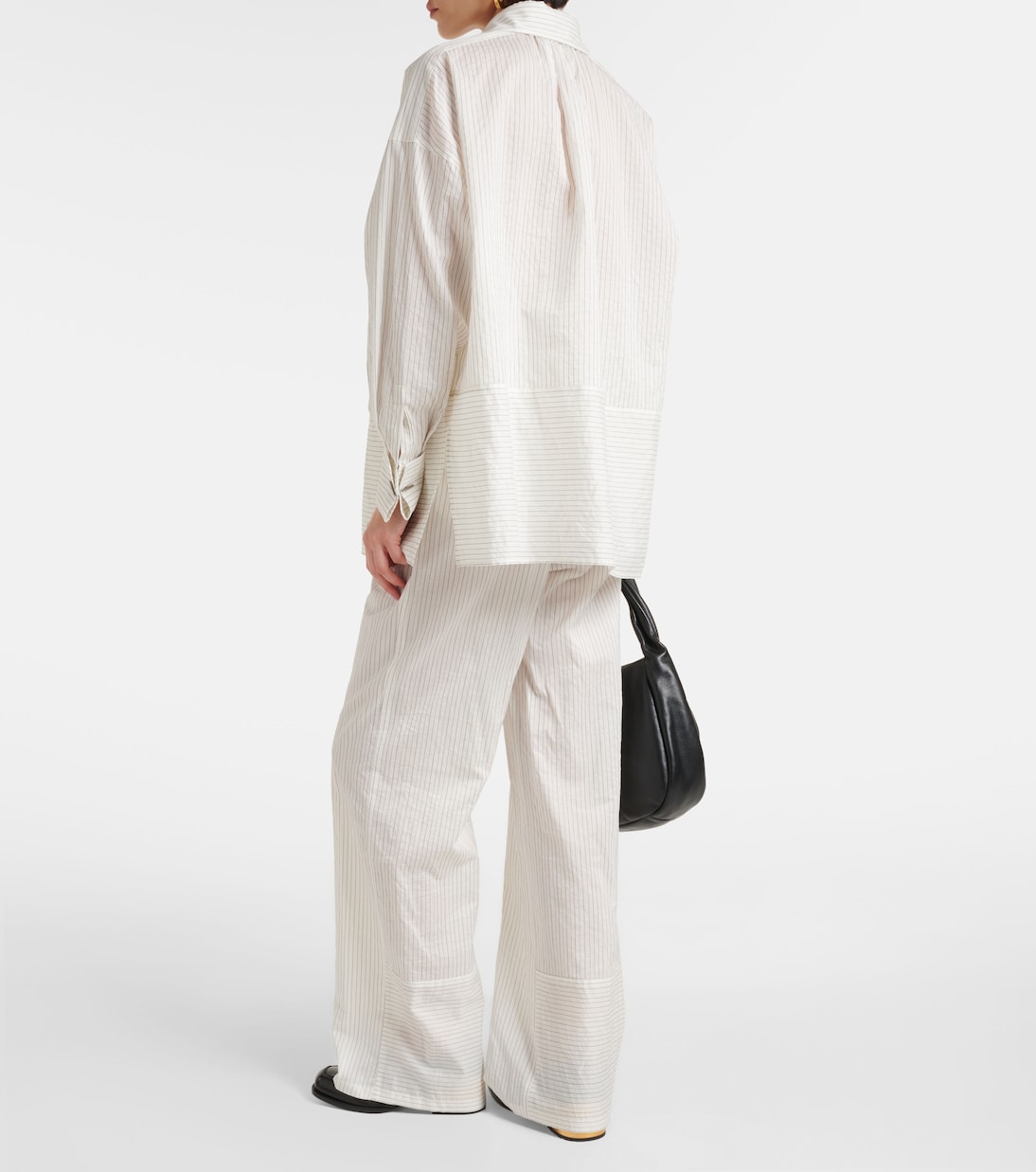 Saletta pinstripe cotton and silk shirt | Max Mara