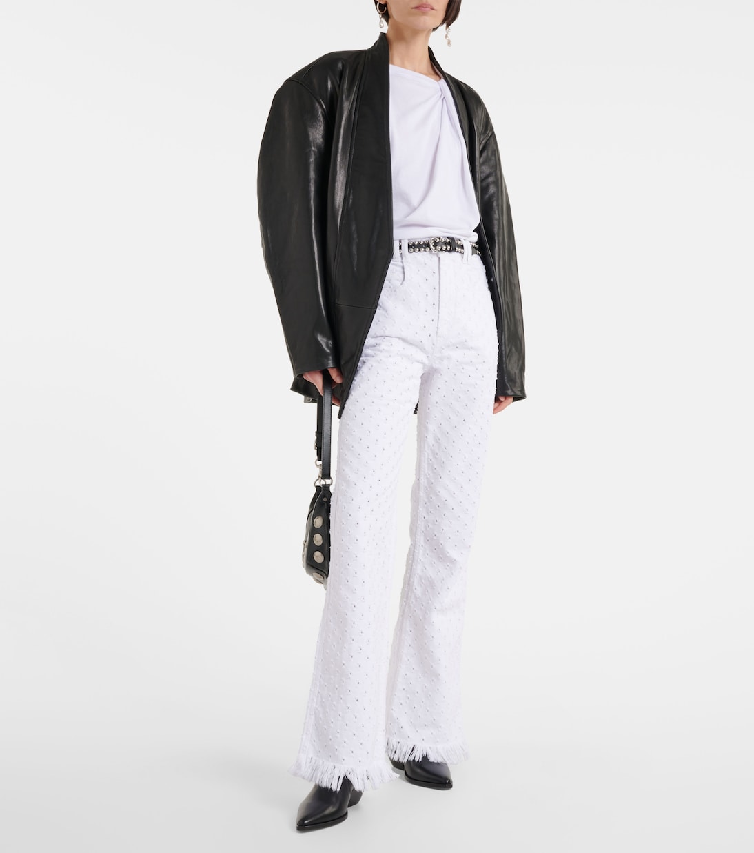 Jeans flared Alvira a vita alta | Isabel Marant