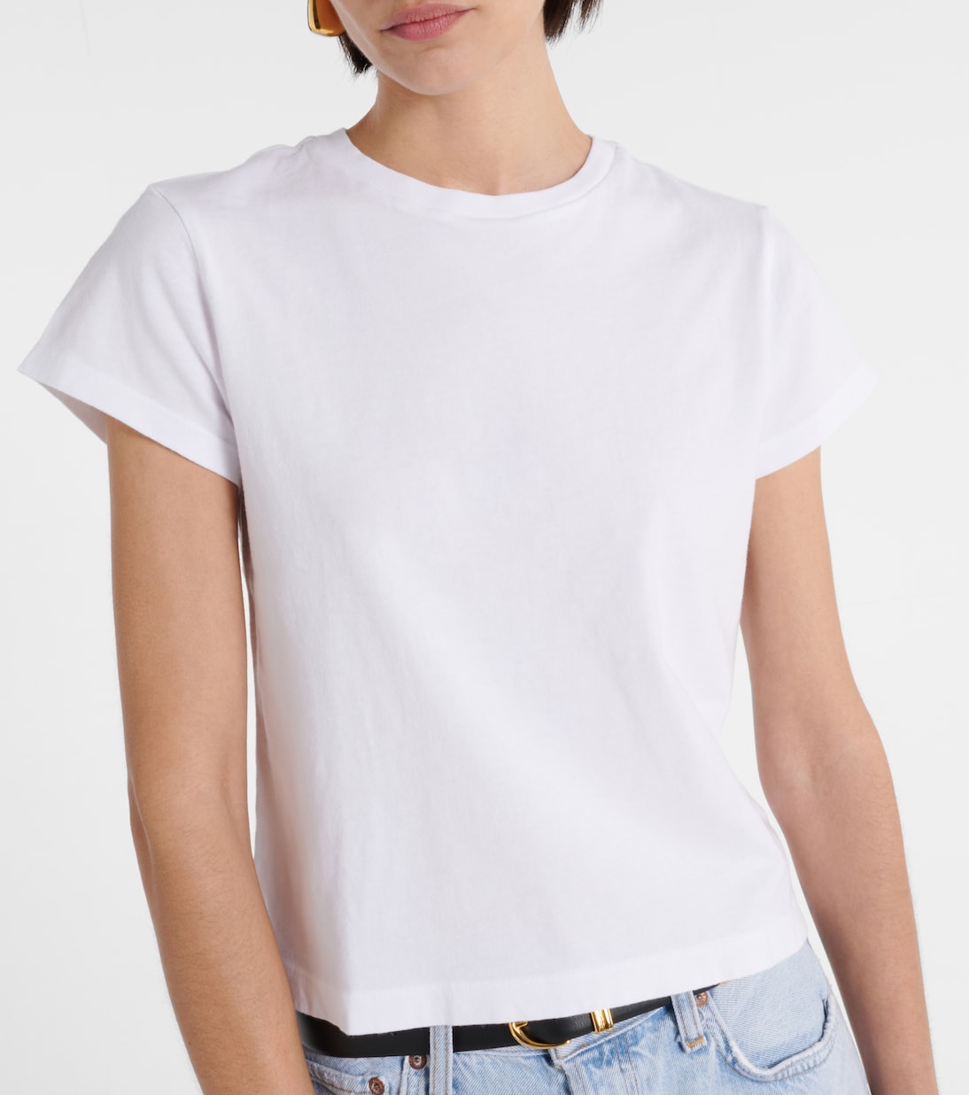 Cropped-Top Adine aus Baumwoll-Jersey | Agolde