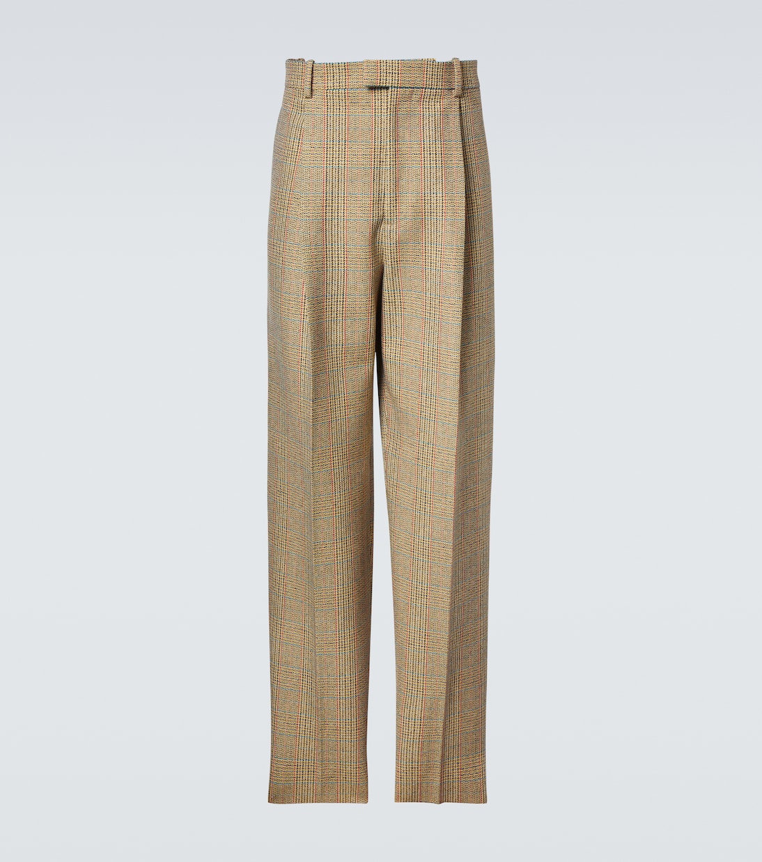 Pantaloni regular a quadri | Bottega Veneta