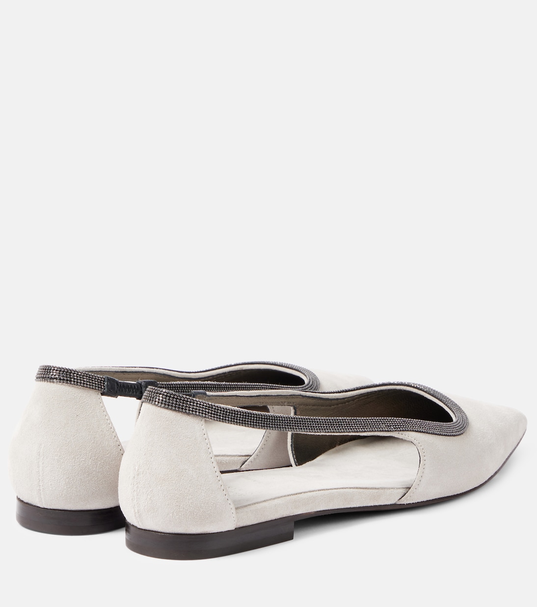 Ballerines Monili en daim | Brunello Cucinelli