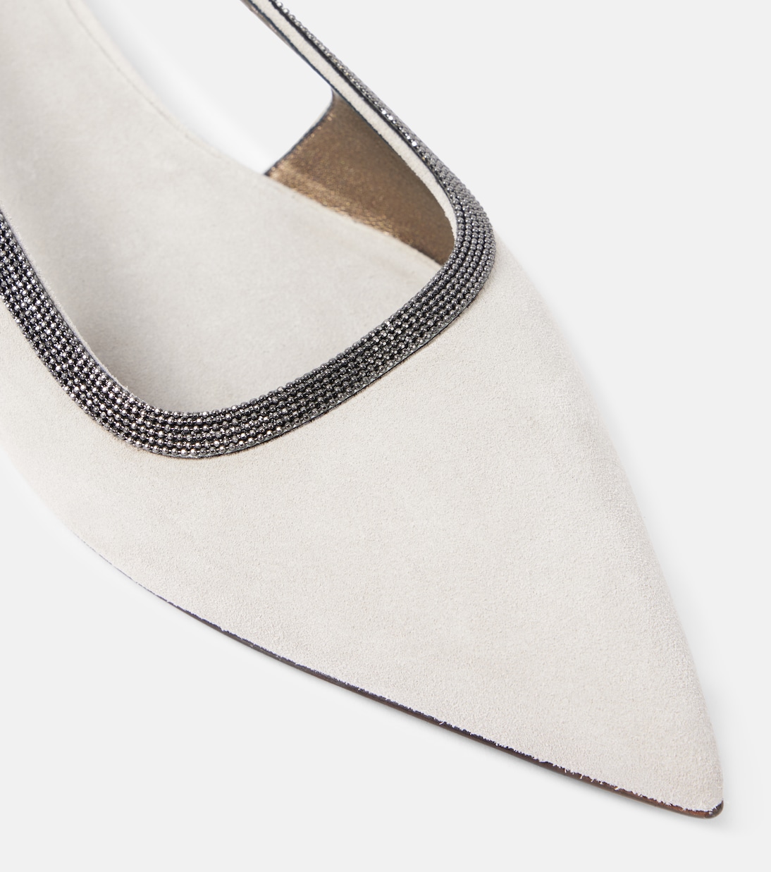 Ballerines Monili en daim | Brunello Cucinelli