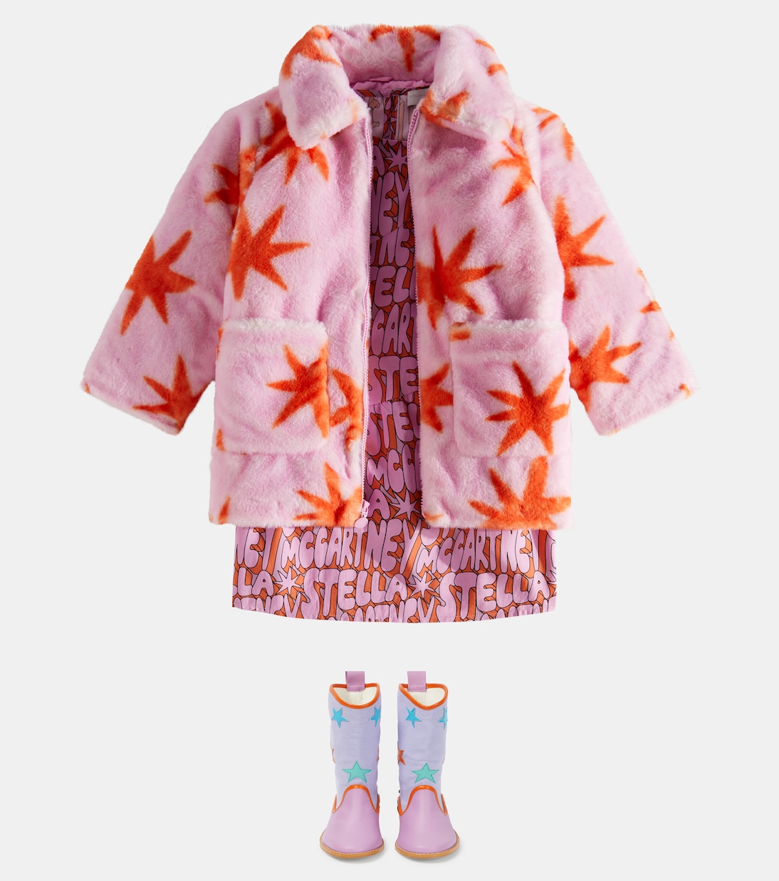 Chaqueta de borrego sintético | Stella McCartney Kids