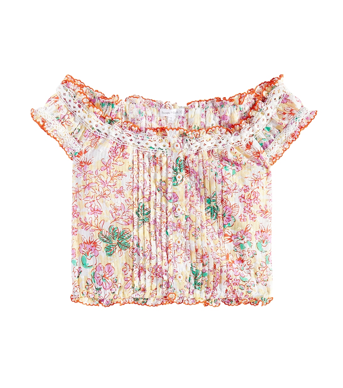 Top Alba aus Baumwolle | Poupette St Barth Kids