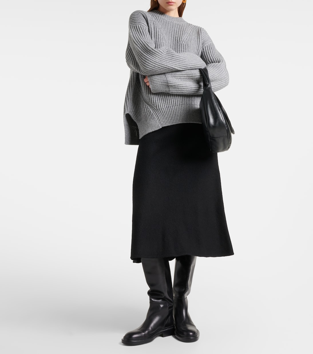 Falda midi de lana | Jil Sander