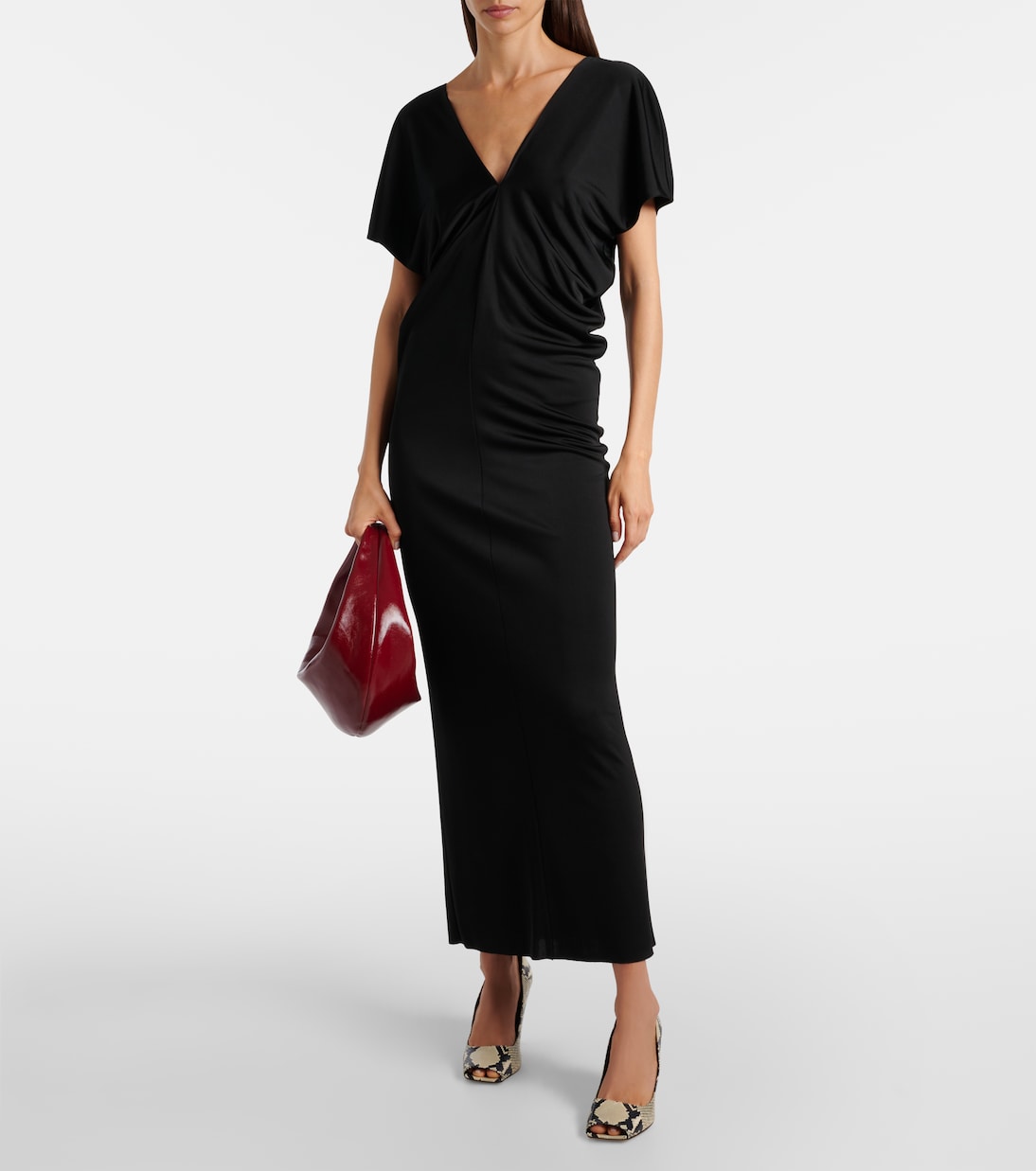 Cedar snake-effect leather pumps | Khaite
