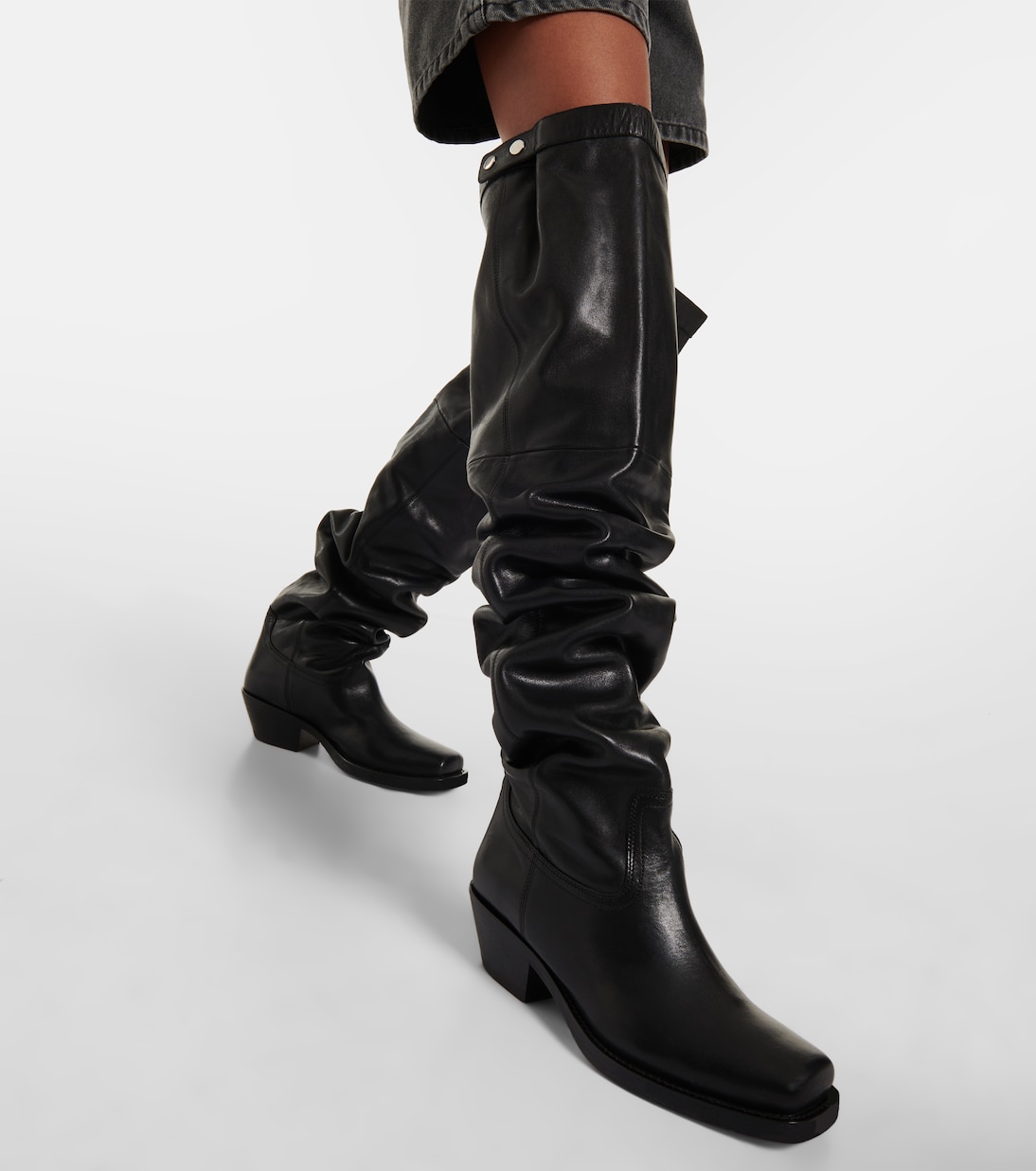 Botas altas Amati de piel | Isabel Marant