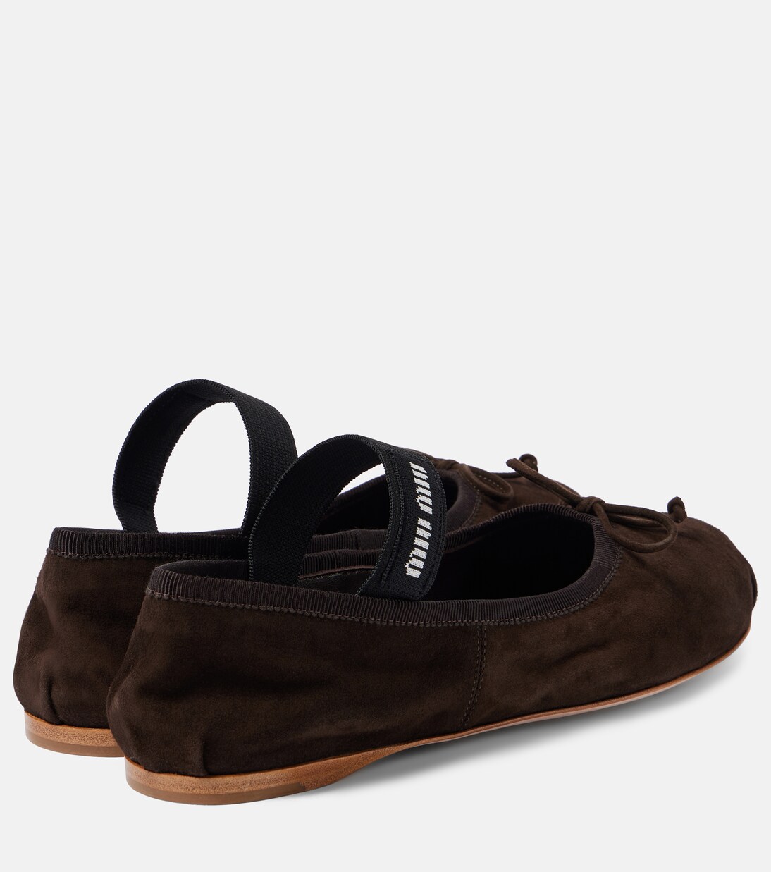 Suede ballet flats | Miu Miu