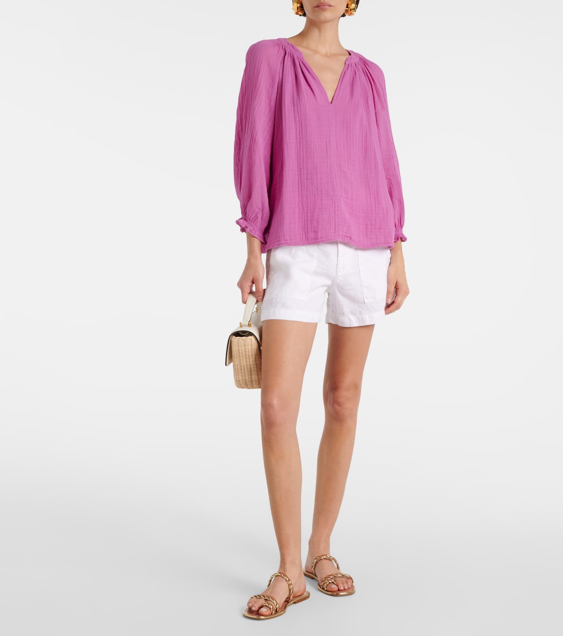 Denice cotton blouse  | Velvet