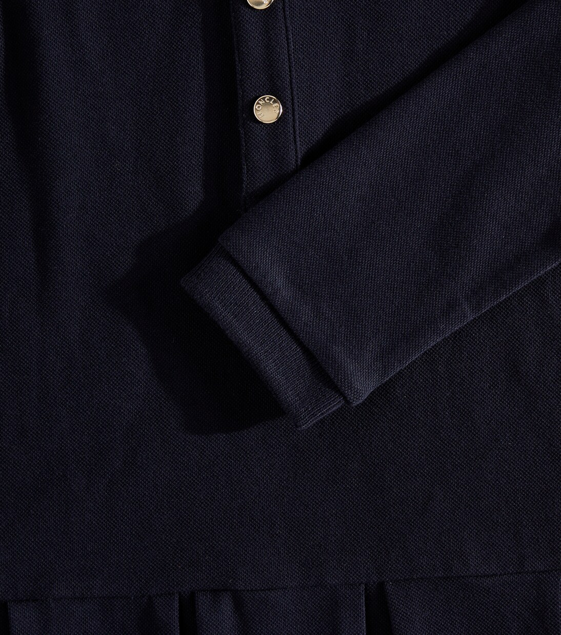 Abito polo in piqué di misto cotone | Moncler Enfant