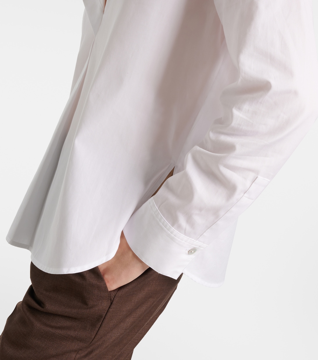 Bluse aus Baumwollpopeline | Vince