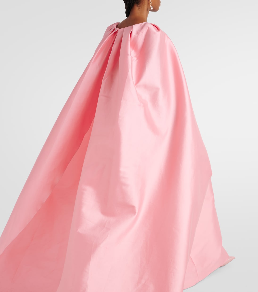 Vestido de fiesta Mikado con capa | Monique Lhuillier