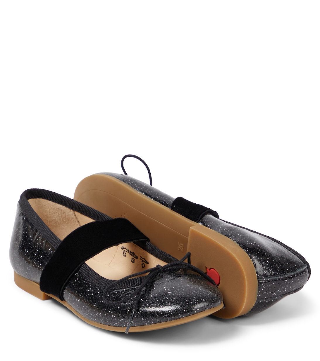 Ballerinas Dory Elast aus Leder | Pom d'Api