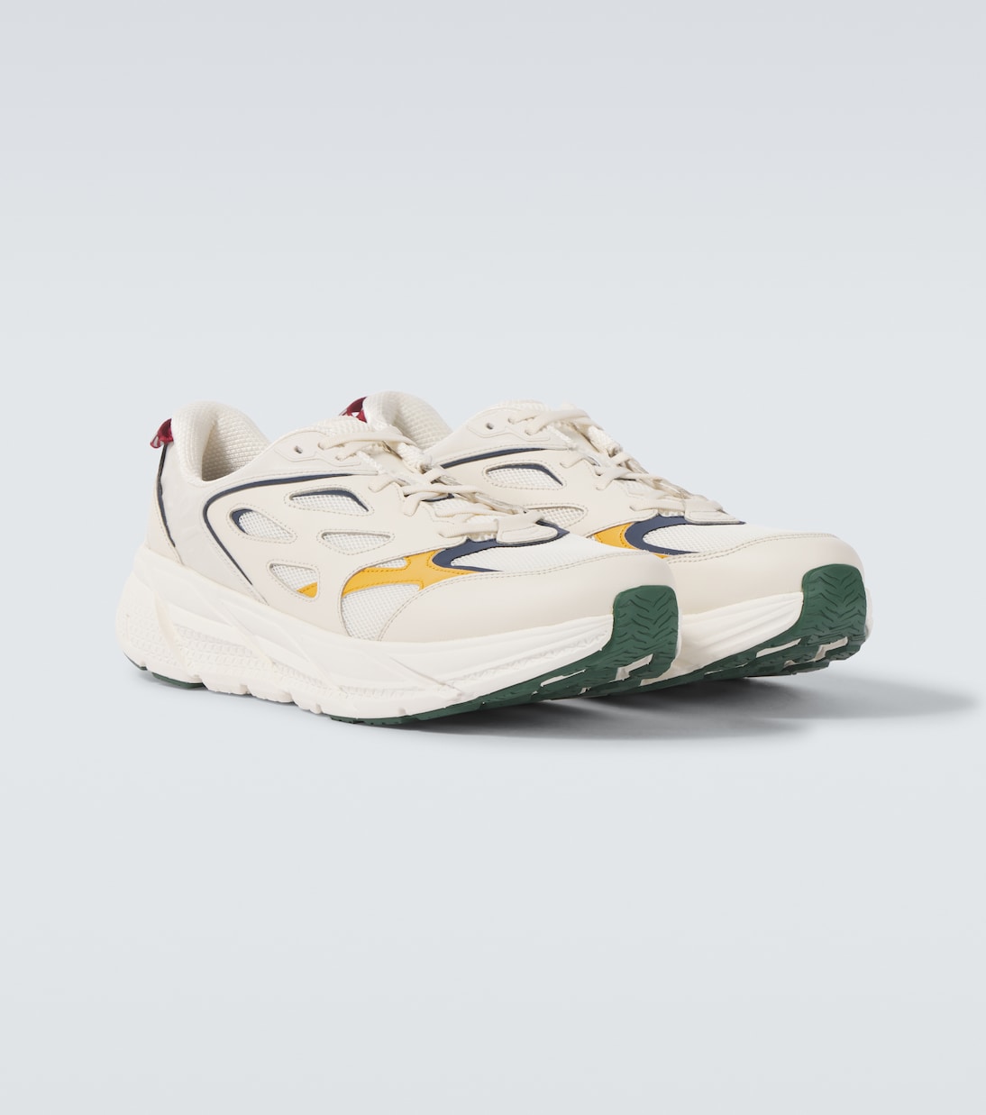 Clifton L leather-trimmed sneakers | Hoka One One