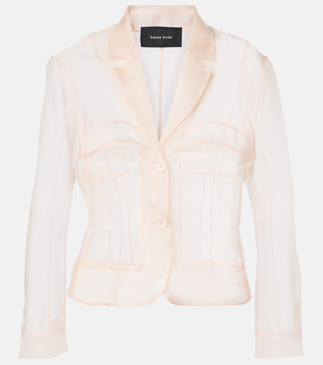 Blusa de organza de seda | Simone Rocha