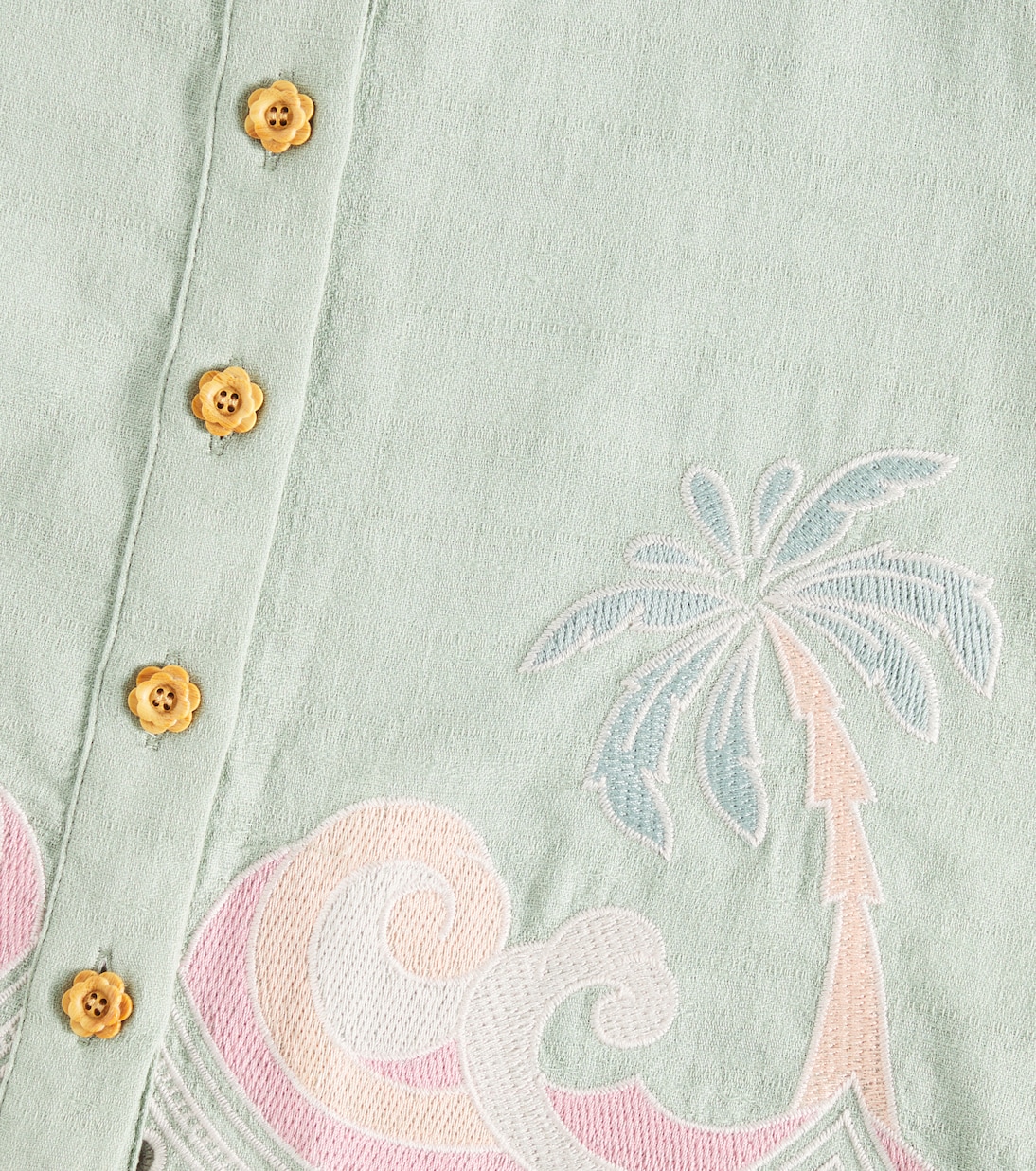 Besticktes Hemd Tallow aus Baumwolle | Zimmermann Kids