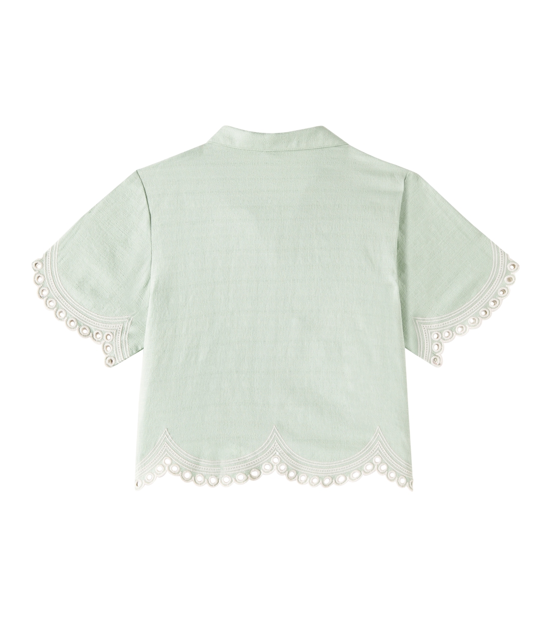 Besticktes Hemd Tallow aus Baumwolle | Zimmermann Kids