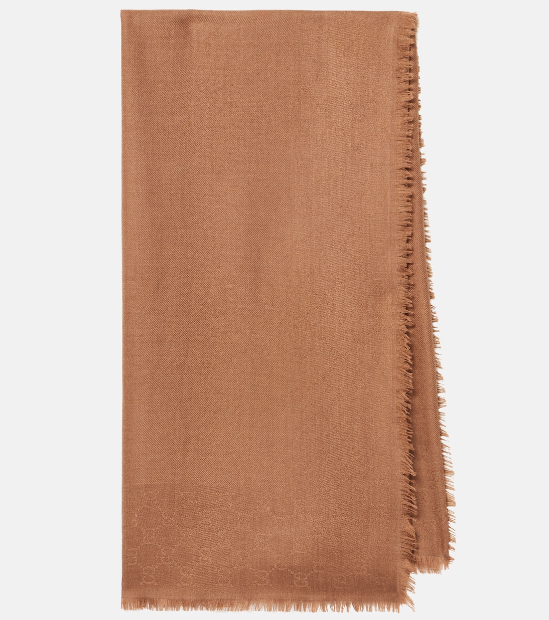 Sciarpa GG in jacquard di lana e seta | Gucci