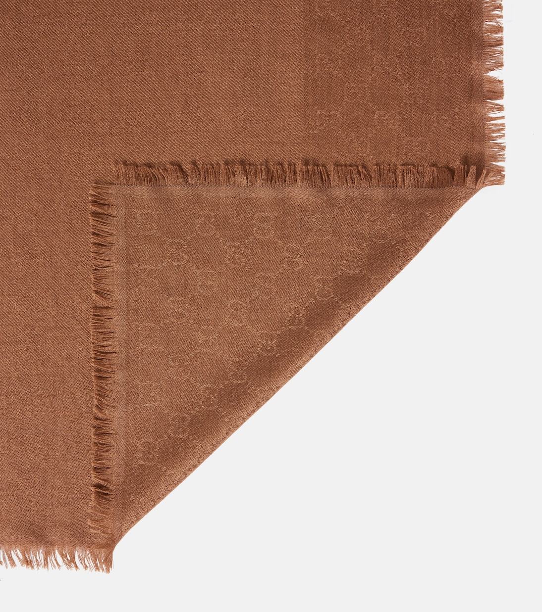 Sciarpa GG in jacquard di lana e seta | Gucci
