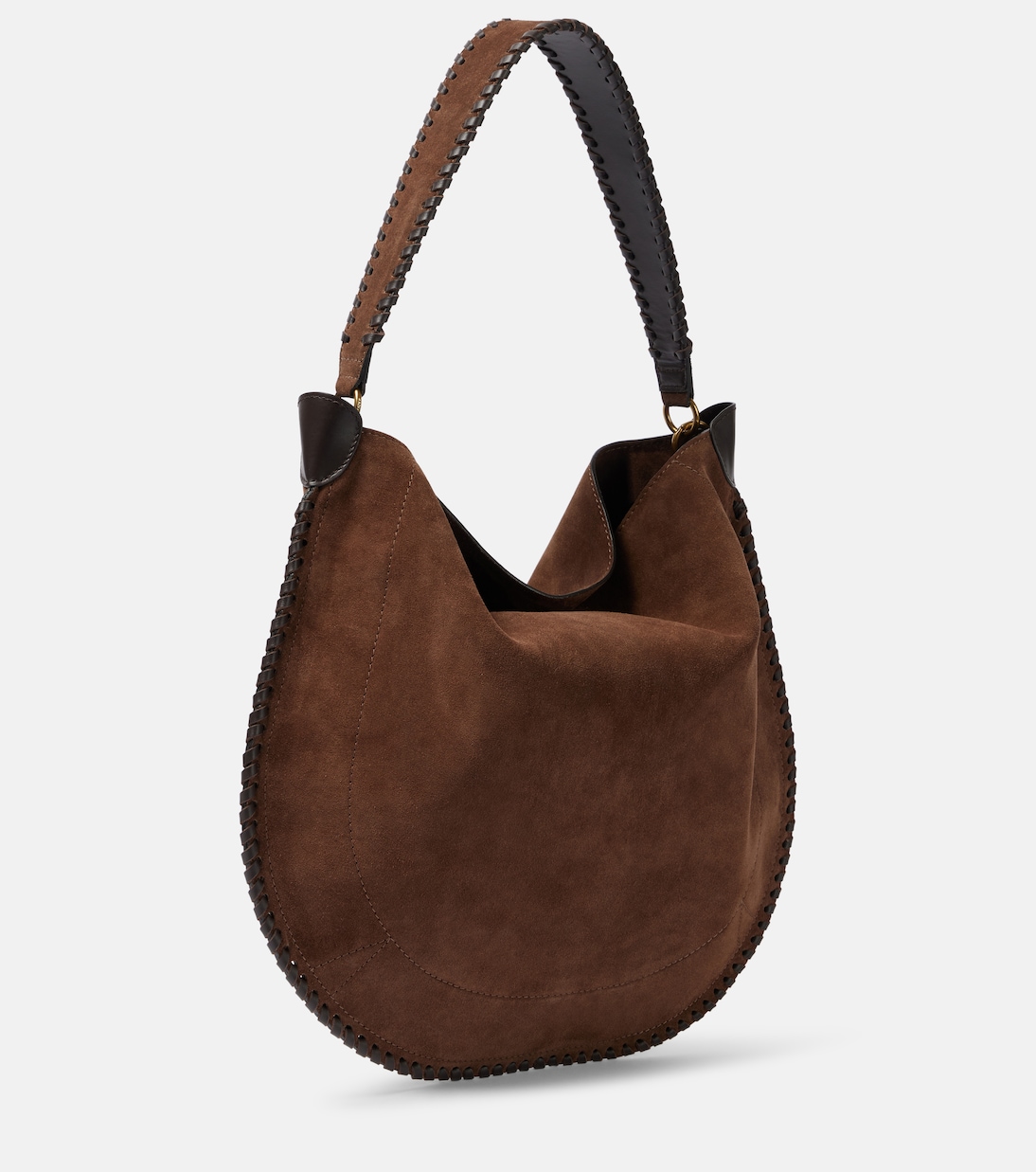 Schultertasche Oskan Large aus Veloursleder | Isabel Marant