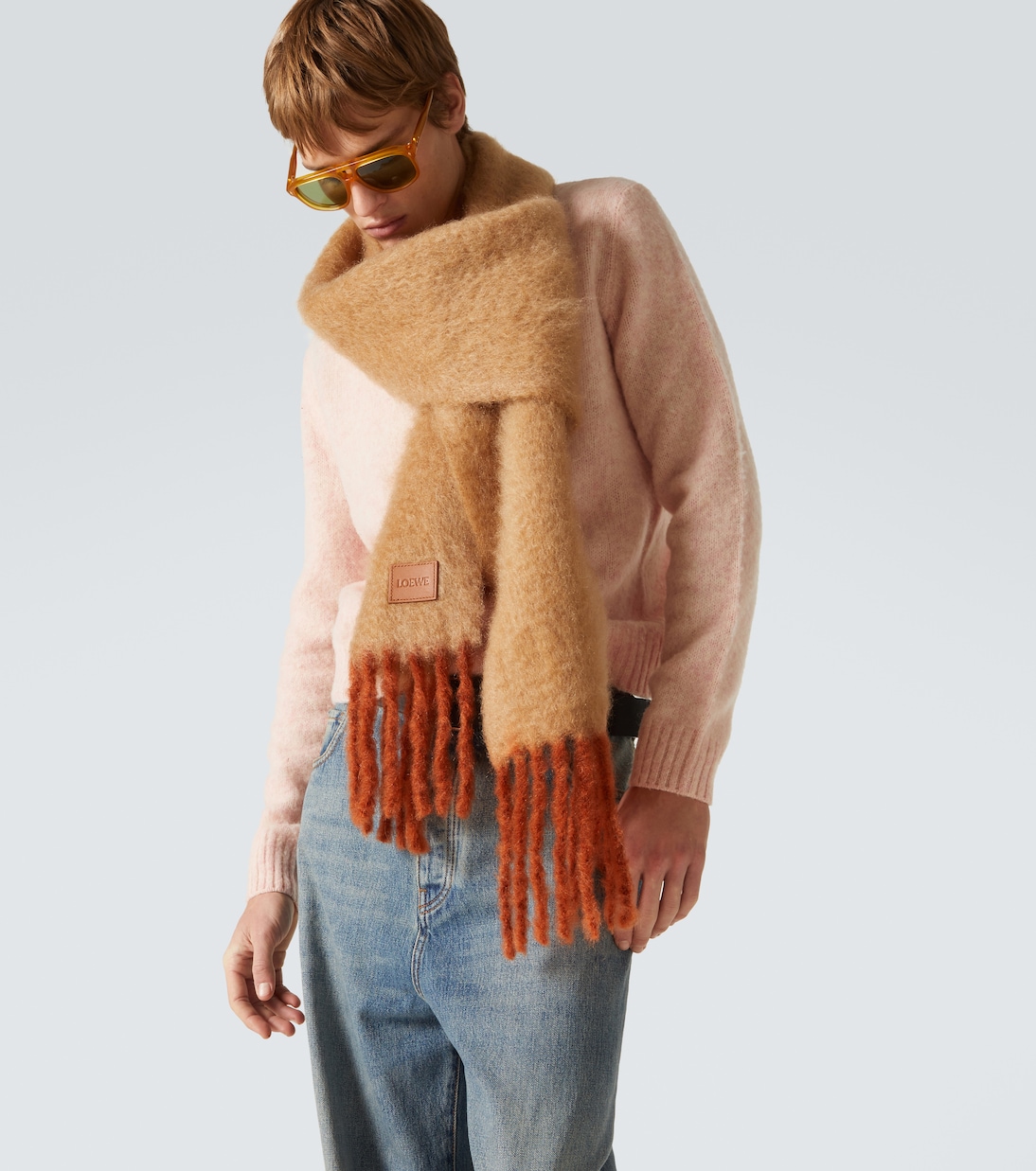 Mohair and wool-blend scarf | Loewe