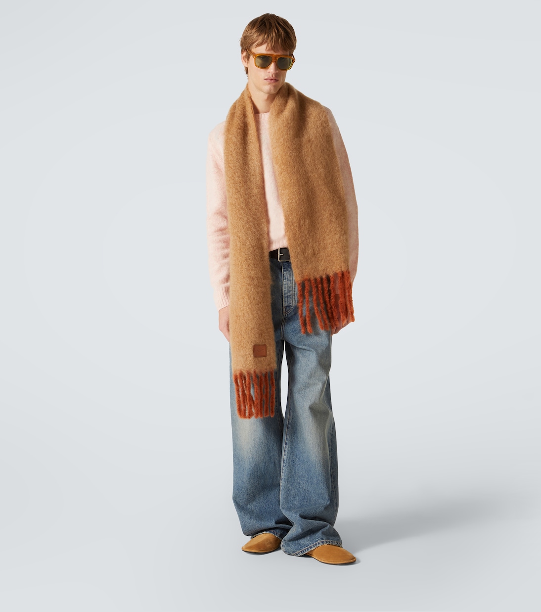 Mohair and wool-blend scarf | Loewe