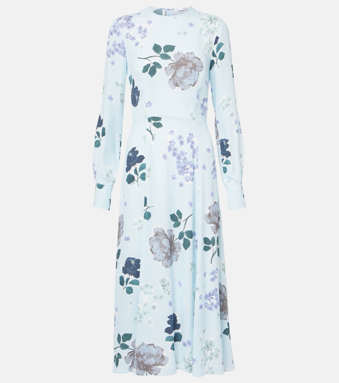 Abito midi con stampa floreale | Erdem