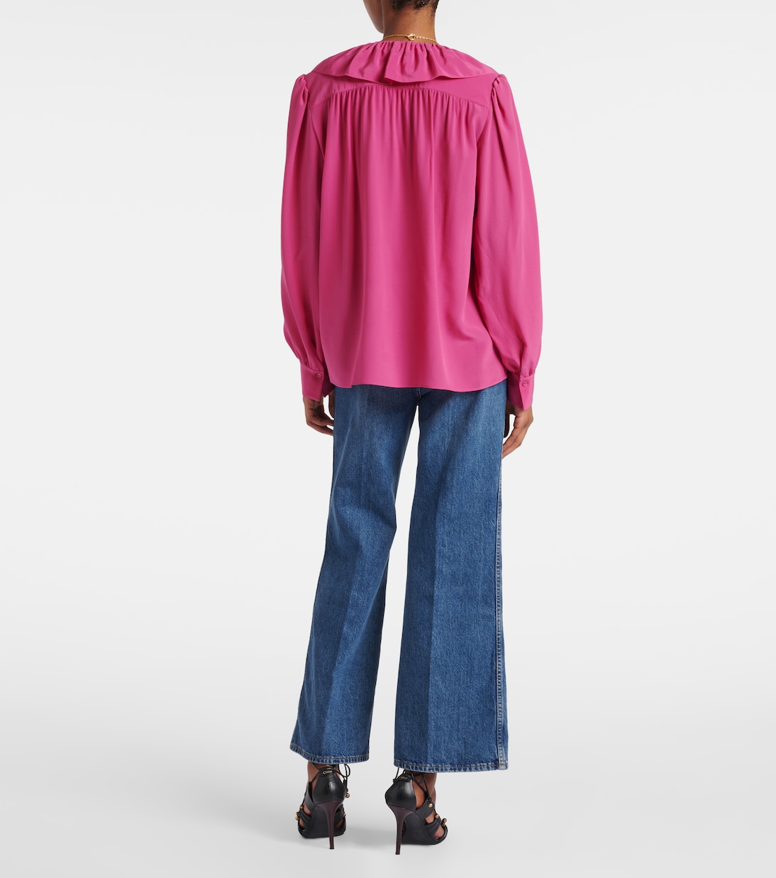 Blusa in seta con volant | Chloé