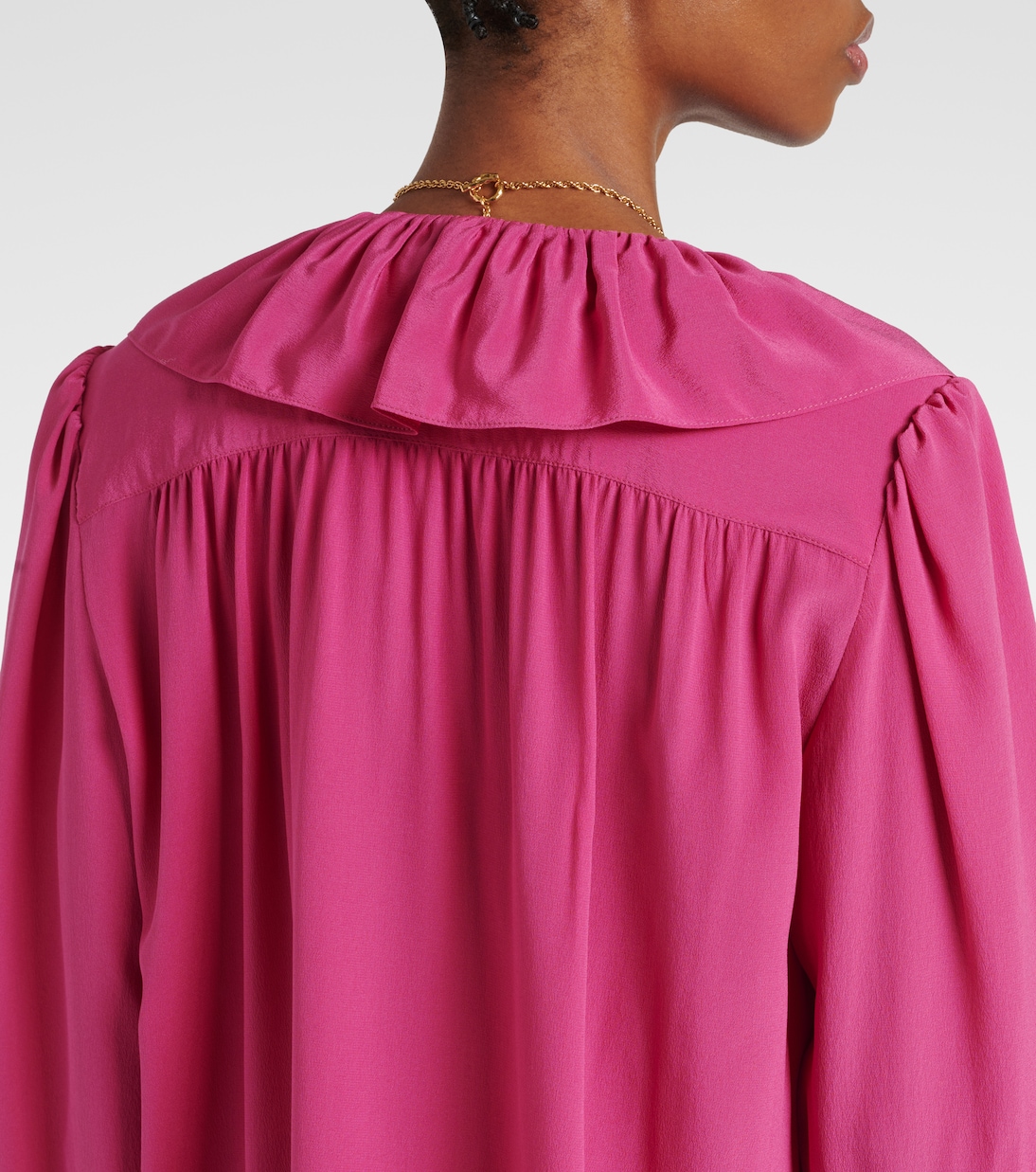 Blusa in seta con volant | Chloé