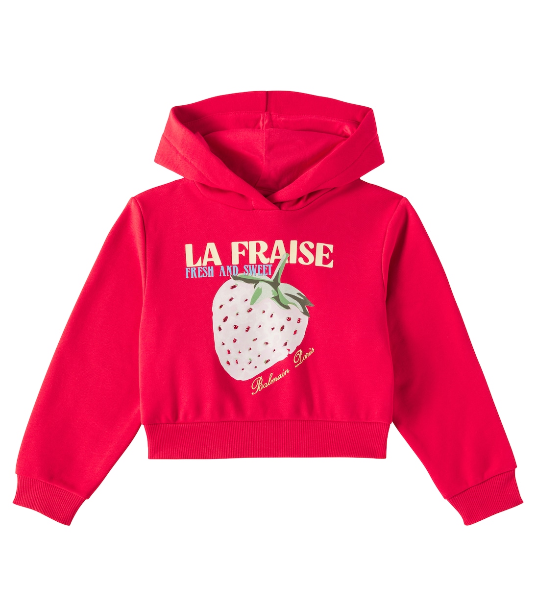 Hoodie aus Baumwoll-Jersey | Balmain Kids